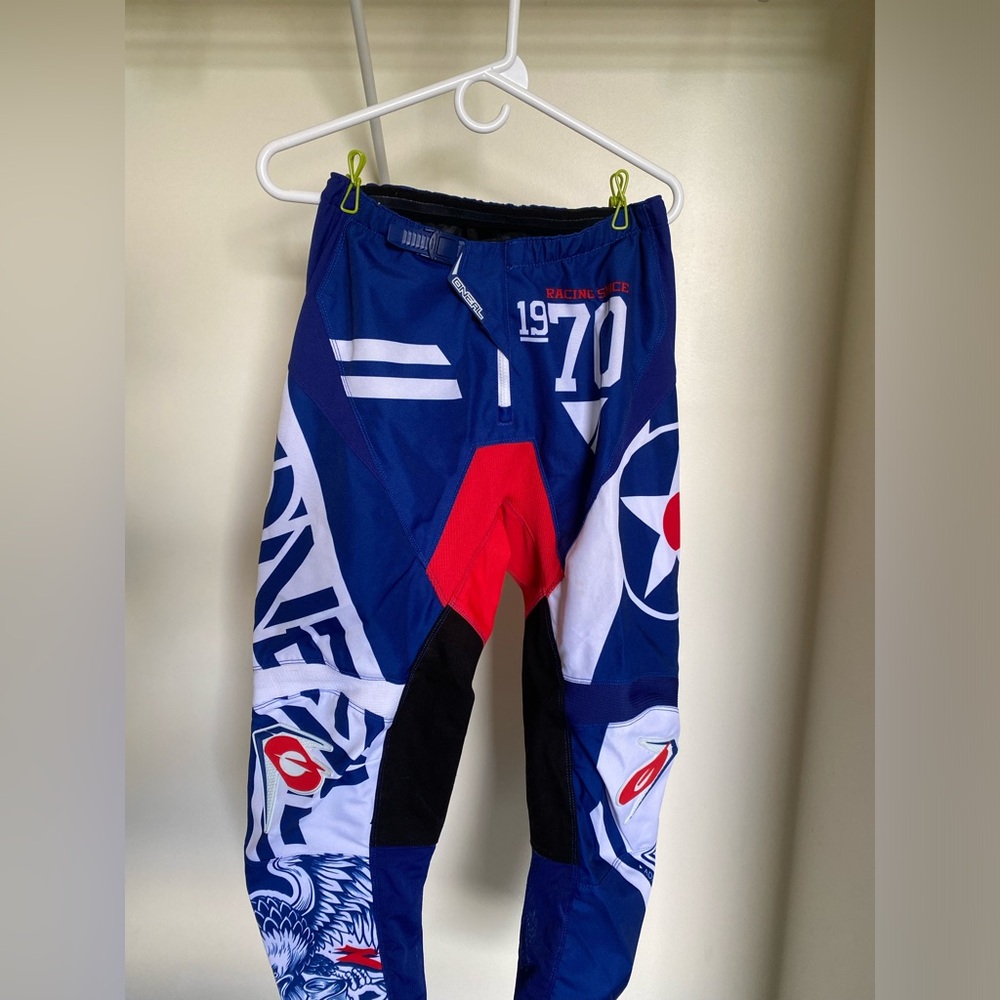 O’Neal racing youth element warhawk pants blue/red 30